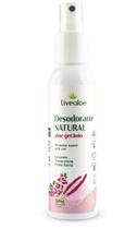 Desodorante 100% Natural Aloe Gerânio 120ml Veg Livealoe