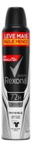 Desodorante 250ml Masc Rexona Invisible 72h 250ml