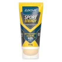 Desodorante Above Men Antitranspirante Creme Invisible Sport Energy 50g