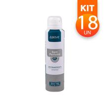 Desodorante Above Sem Perfume Antitranspirante 48h de Proteção Sem Álcool 150ml/90g (Kit c/ 18 Und)