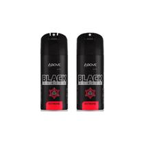 Desodorante Aero Above 100Ml Black Extreme-Kit C/2Un
