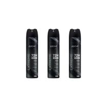 Desodorante Aero Above 150ml Extreme Invisible Black 72h-Kit C/3un