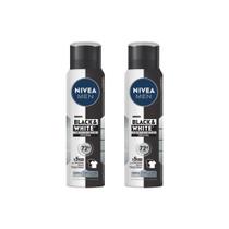 Desodorante Aero Nivea 150ml Black White Invisible-Kit2un