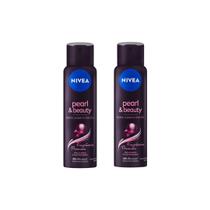 Desodorante Aero Nivea 150ml Fem Pearl Beauty Perolas-Kit2un
