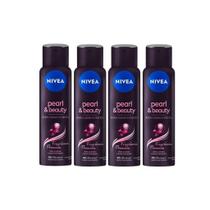 Desodorante Aero Nivea 150Ml Fem Pearl Beauty Perolas-Kit4Un