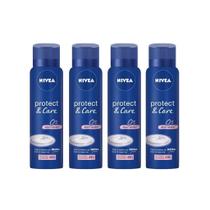 Desodorante Aero Nivea 150Ml Fem Protect & Care - Kit 4Un