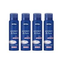 Desodorante Aero Nivea 150ml Fem Protect & Care - Kit C/ 4un