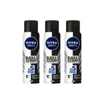 Desodorante Aero Nivea 150ml Masc Black White Inv-Kit C/3un