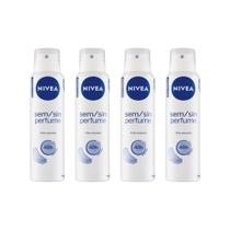 Desodorante Aero Nivea 150ml S/Perfume Sensitive Pure-Kit4un