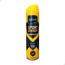 Desodorante Aerosol Above Sport Energy Masculino 48h 90g