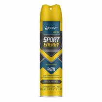 Desodorante aerosol antitranspirante above men sport energy 48h com 150ml