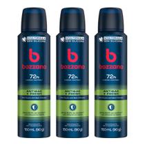 Desodorante Aerosol Bozzano Thermo Control Fresh Proteção por até 48h Menta 150ml (Kit com 3)