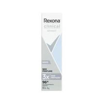 Desodorante Aerosol Clinical Sem Perfume 150ml - Rexona