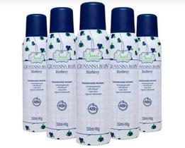 Desodorante Aerosol da Giovanna Baby Sweet Collection Blueberry Jato Seco 150ml (Kit com 5) Desodorante Aerosol da Giovanna Baby Sweet Collection Blueberry Jato Seco 150ml (Kit com 5)