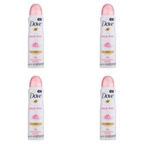 Desodorante Aerosol Dove Beauty Finish Antitranspirante Proteção 48H Sem Álcool 89g (Kit com 4)
