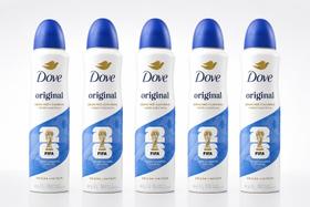 Desodorante Aerosol Dove Original Kit 5 Unidades 150ml Antitranspirante Longa Duração Toque Suave Pele Hidratada Desodorante Aerosol Dove Original Kit 5 Unidades 150ml Antitranspirante Longa Duração Toque Suave Pele Hidratada