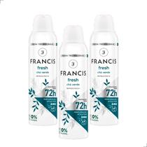 Desodorante Aerosol Francis Chá Verde 10x Proteção 150ml (Kit com 3)