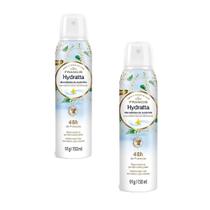 Desodorante Aerosol Francis Ylang Ylang Invisible 48h Hidratação Intensiva 10x Proteção 150ml (Kit com 2)