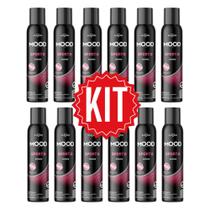 Desodorante Aerosol Mood Sport Women 150 ml KIt C/12 Unds