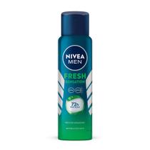 Desodorante Aerosol Nivea Fresh Sensation Masculino 150ml - Nívea