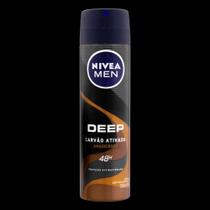 Desodorante Aerosol Nivea Men Deep Amadeirado 150ML/90G