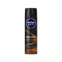 Desodorante Aerosol Nivea Men Deep Amadeirado 150ml Desodorante Aerosol Nivea Men Deep Amadeirado 150ml