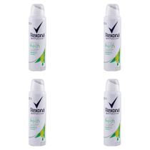 Desodorante Aerosol Rexona Stay Fresh Bamboo & Aloe Vera Antitranspirante 90g (Kit 4 Unidades)