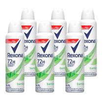 Desodorante Aerosol Rexona Stay Fresh Bamboo & Aloe Vera Antitranspirante 90g (Kit 6 Unidades)