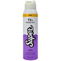 Desodorante Aerossol 0% Alumínio Feminino Bloom 72h Super Cimed 150ml / 87g