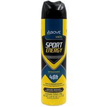 Desodorante aerossol above sport energy men 150ml. baston
