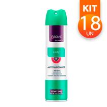 Desodorante Aerossol Antitranspirante Above Women Lady 48h s/ Álcool Com Camomila 150ml (Kit 18 Und)
