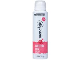 Desodorante Aerossol Antitranspirante Monange Feminino Proteção Seca 150ml Desodorante Aerossol Antitranspirante Monange Feminino Proteção Seca 150ml