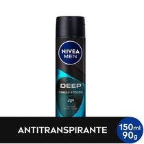 Desodorante Aerossol Antitranspirante Nivea Men Deep - 150ml
