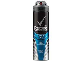 Desodorante Aerossol Antitranspirante Rexona - Active Masculino 48 Horas 150ml