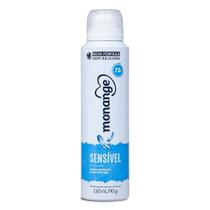 Desodorante Aerossol Antitranspirante Sensível Sem Perfume Monange Feminino 150ml