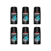 Desodorante Aerossol Axe 150ml Apollo - Kit C/6un