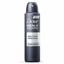 Desodorante Aerossol Dove Men+Care Sem Perfume 150ml Masculino Pele Sensível Desodorante Aerossol Dove Men+Care Sem Perfume 150ml Masculino Pele Sensível