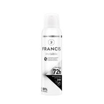 Desodorante Aerossol Francis Invisible Proteção 72h Preto 150ml