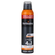 Desodorante Aerossol Herbíssimo Dark Silver 250ml Desodorante Aerossol Herbíssimo Dark Silver 250ml