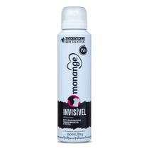 Desodorante Aerossol Monange Feminino Invisível 150ml