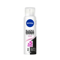 Desodorante Aerossol Nivea Invisible Black&White Clear 150ML