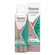 Desodorante Aerossol Rexona Clinical Feminino Refresh 150ml