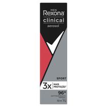 Desodorante Aerossol Rexona Clinical Sports 150ml Desodorante Aerossol Rexona Clinical Sports 150ml