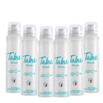 Desodorante Aerossol Tabu Delicada 150ml - KIT COM 6 UNIDADES