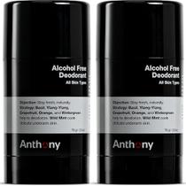 Desodorante Anthony Sem Álcool Sem Alumínio para Homens 75mL x2 Desodorante Anthony Sem Álcool Sem Alumínio para Homens 75mL x2