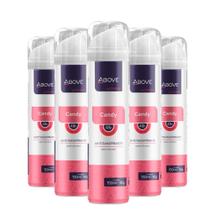 Desodorante Antitranspirante Above Women Feminino Candy 48h sem Álcool 150ml/90g (Kit c/ 5 Unidades)
