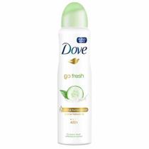 Desodorante antitranspirante aerosol dove go fresh pepino e chá verde 150ml
