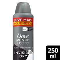 Desodorante Antitranspirante Aerosol Dove Men+Care Invisible Dry 250ml