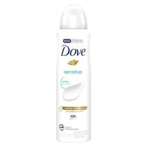 Desodorante Antitranspirante Aerosol Dove Sensitive Sem Perfume com 150ml