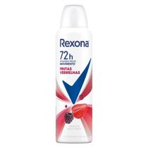 Desodorante Antitranspirante Aerosol Feminino 72h Frutas Vermelhas Rexona 150ml